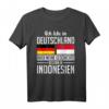 Indonesier T-Shirt Deutschland mit Indonesien-Design – Für Menschen mit indonesischer Herkunft und kultureller Verbundenheit