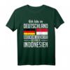 Indonesier T-Shirt Deutschland mit Indonesien-Design – Für Menschen mit indonesischer Herkunft und kultureller Verbundenheit
