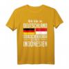 Indonesier T-Shirt Deutschland mit Indonesien-Design – Für Menschen mit indonesischer Herkunft und kultureller Verbundenheit