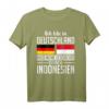 Indonesier T-Shirt Deutschland mit Indonesien-Design – Für Menschen mit indonesischer Herkunft und kultureller Verbundenheit