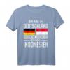 Indonesier T-Shirt Deutschland mit Indonesien-Design – Für Menschen mit indonesischer Herkunft und kultureller Verbundenheit