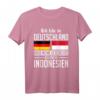 Indonesier T-Shirt Deutschland mit Indonesien-Design – Für Menschen mit indonesischer Herkunft und kultureller Verbundenheit