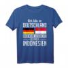 Indonesier T-Shirt Deutschland mit Indonesien-Design – Für Menschen mit indonesischer Herkunft und kultureller Verbundenheit