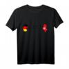 Tunesische Deutschland Flagge - Herzschlag-Design T-Shirt für Stolz, Partys & Urlaube, Geschenk für Tunesien- und Deutschlandliebhaber