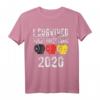 I SURVIVED TOILET PAPER PANIC 2020 T-Shirt – Sarkastisches Geschenk für Pandemie-Überlebende mit schwarzem Humor
