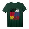 Russland Deutschland Freundschaft Flagge T-Shirt – Geschenkidee für Austausch, Fußball, Handball & Basketball Fans für Damen, Herren & Kinder