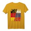 Russland Deutschland Freundschaft Flagge T-Shirt – Geschenkidee für Austausch, Fußball, Handball & Basketball Fans für Damen, Herren & Kinder