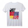 Russland Deutschland Freundschaft Flagge T-Shirt – Geschenkidee für Austausch, Fußball, Handball & Basketball Fans für Damen, Herren & Kinder