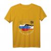 Damen T-Shirt mit Russland & Deutschland Freundschaft, Frieden & Flaggen - Perfektes Souvenir und Geschenkidee