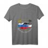 Damen T-Shirt mit Russland & Deutschland Freundschaft, Frieden & Flaggen - Perfektes Souvenir und Geschenkidee