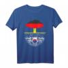 German Grown Korean Roots T-Shirt – Patriotisches Geschenk für Eurasier mit deutschen und koreanischen Wurzeln für alle Anlässe
