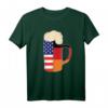 Bierglas T-Shirt USA Deutschland mit Krone – Geschenk für Bierliebhaber, Bierzelt & Biergarten