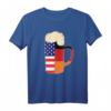 Bierglas T-Shirt USA Deutschland mit Krone – Geschenk für Bierliebhaber, Bierzelt & Biergarten