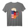 Bierglas T-Shirt USA Deutschland mit Krone – Geschenk für Bierliebhaber, Bierzelt & Biergarten