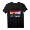 Finnland Deutschland Flagge T-Shirt für Damen, Herren & Kinder – Klassisch geschnitten, doppelt genähter Saum, ideal für Fans & Nationalstolz