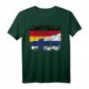 Finnland Deutschland Flagge T-Shirt für Damen, Herren & Kinder – Klassisch geschnitten, doppelt genähter Saum, ideal für Fans & Nationalstolz