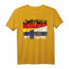 Finnland Deutschland Flagge T-Shirt für Damen, Herren & Kinder – Klassisch geschnitten, doppelt genähter Saum, ideal für Fans & Nationalstolz