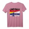 Finnland Deutschland Flagge T-Shirt für Damen, Herren & Kinder – Klassisch geschnitten, doppelt genähter Saum, ideal für Fans & Nationalstolz