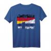 Finnland Deutschland Flagge T-Shirt für Damen, Herren & Kinder – Klassisch geschnitten, doppelt genähter Saum, ideal für Fans & Nationalstolz