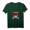 Damen I Love Germany Souvenirs T-Shirt mit Deutschland Flagge und V-Ausschnitt – Perfektes Geschenk für Touristen & Deutschlandliebhaber
