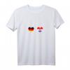 Kroatien Deutschland Herzschlag EKG Reise T-Shirt - Souvenir für Kroatien-Urlauber & Auswanderer