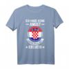 Kroatisches T-Shirt mit Flagge – Für Kroaten, Kroatien-Liebhaber und Balkan-Fans