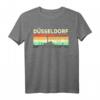 Mein Düsseldorf Skyline Deutschland Heimat Stadt Souvenir T-Shirt - Perfektes Geschenk für Stolze Düsseldorfer, Urlauber & Freunde