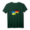 Deutscher Ukrainer Urlaub Liebe Deutschland Ukraine T-Shirt - Doppelte Staatsbürgerschaft & Patriotisches Design mit Flaggen