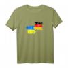 Deutscher Ukrainer Urlaub Liebe Deutschland Ukraine T-Shirt - Doppelte Staatsbürgerschaft & Patriotisches Design mit Flaggen