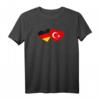 Deutschland Türkei T-Shirt – Liebe Herz Freunde Geschenk für Valentinstag, Weihnachten & Geburtstage
