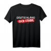 Lohn isch da | Deutschland ist stabil Junge T-Shirt – Trendiges und humorvolles Stadt- und Nationalstolz-Shirt für junge Menschen aus Kassel & Stuttgart