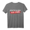 Lohn isch da | Deutschland ist stabil Junge T-Shirt – Trendiges und humorvolles Stadt- und Nationalstolz-Shirt für junge Menschen aus Kassel & Stuttgart