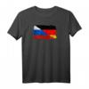Flagge T-Shirt Deutschland Russland - Freundschafts- und Zusammenhalts-Shirt für Freunde & Familie als Geschenk