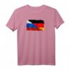 Flagge T-Shirt Deutschland Russland - Freundschafts- und Zusammenhalts-Shirt für Freunde & Familie als Geschenk