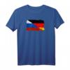 Flagge T-Shirt Deutschland Russland - Freundschafts- und Zusammenhalts-Shirt für Freunde & Familie als Geschenk