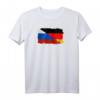 Flagge T-Shirt Deutschland Russland - Freundschafts- und Zusammenhalts-Shirt für Freunde & Familie als Geschenk