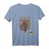 Stuttgart Deutschland Flagge T-Shirt – Klassisch geschnitten mit doppelt genähtem Saum, ideal als Souvenir oder Fanartikel