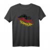 Deutschland Kussmund Lippen T-Shirt – Das perfekte Fan- und Sportgeschenk für Fußball-, Handball- und Frauenfussballfans für Geburtstag, Weihnachten & Public Viewing