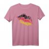 Deutschland Kussmund Lippen T-Shirt – Das perfekte Fan- und Sportgeschenk für Fußball-, Handball- und Frauenfussballfans für Geburtstag, Weihnachten & Public Viewing