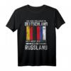 Russland T-Shirt mit Geschichte - Kulturelles Design für Moskau, Russland und Deutschland Fans