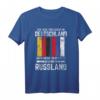 Russland T-Shirt mit Geschichte - Kulturelles Design für Moskau, Russland und Deutschland Fans