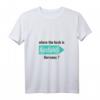 Damen T-Shirt 'Wo ist der Heck ausfahrt Deutschland?' - Humorvolles V-Ausschnitt Shirt für Motorrad- und Deutschland-Fans
