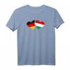 Deutschland Ungarn Liebes Herz T-Shirt – Kulturelle Flaggen Liebe für Valentinstag, Geburtstage & besondere Anlässe