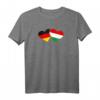 Deutschland Ungarn Liebes Herz T-Shirt – Kulturelle Flaggen Liebe für Valentinstag, Geburtstage & besondere Anlässe