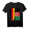 Deutschland Afghanistan Flaggen T-Shirt für doppelte Staatsbürgerschaft, Integration & Kulturfest - Perfekt zum Flaggen Tag, Geburtstag & Weihnachten