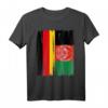 Deutschland Afghanistan Flaggen T-Shirt für doppelte Staatsbürgerschaft, Integration & Kulturfest - Perfekt zum Flaggen Tag, Geburtstag & Weihnachten
