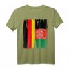 Deutschland Afghanistan Flaggen T-Shirt für doppelte Staatsbürgerschaft, Integration & Kulturfest - Perfekt zum Flaggen Tag, Geburtstag & Weihnachten