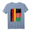 Deutschland Afghanistan Flaggen T-Shirt für doppelte Staatsbürgerschaft, Integration & Kulturfest - Perfekt zum Flaggen Tag, Geburtstag & Weihnachten