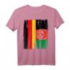 Deutschland Afghanistan Flaggen T-Shirt für doppelte Staatsbürgerschaft, Integration & Kulturfest - Perfekt zum Flaggen Tag, Geburtstag & Weihnachten
