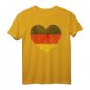 Deutschland Flagge - Fingerabdruckherz T-Shirt für Deutschen Stolz & Humor - Perfekt für Deutsche im In- und Ausland
